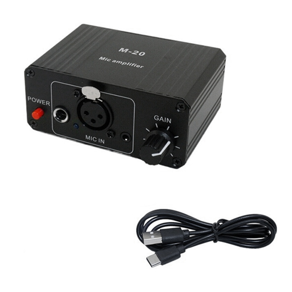 Dynamic Microphone Condenser Mic Amplifier M-20 Audio C 4853123236230