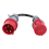 5-poliger roter CEE-Adapter, 32A-Stecker auf 16A-Buchse 2