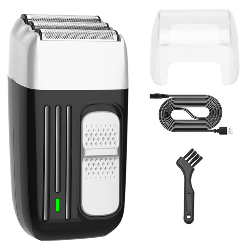 Rasoir électrique à grille pour hommes avec trois grilles