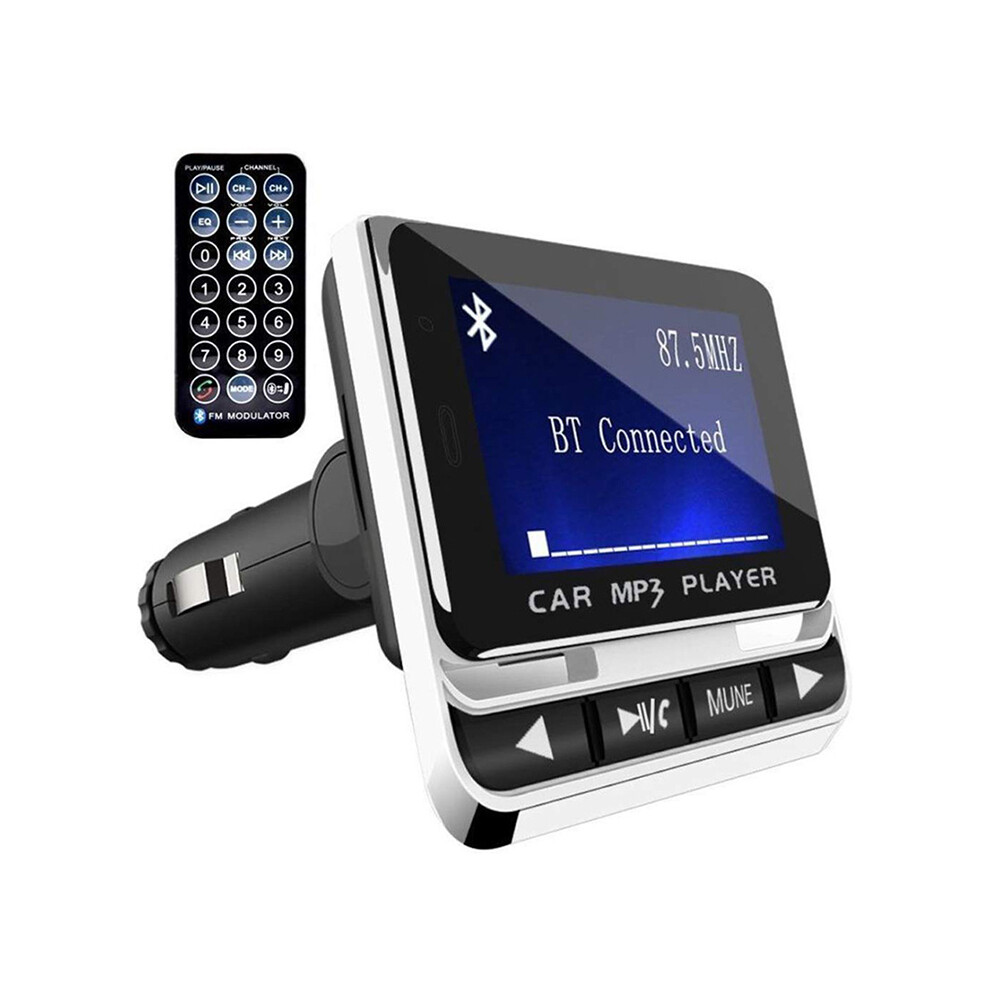 Fm12b Bluetooth Car Mp3 Player Wireless Fm Transmitter Lcd Screen 4853123239699
