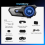 Fone de ouvido Bluetooth para capacete de motocicleta com microfone rígido/soft 5