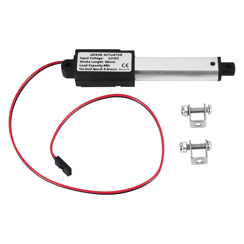 Micro-Linear Actuator, 2 Inch Stroke, 90N/20.3Lb, Speed 9.5Mm/S 4853123248196