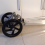 2 Stück Rollerrad 200 mm PU-Material Rad, Transparent Schwarz 2