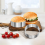 6 Stück Hamburgerbrötchenringe, Burgerform, 4 Zoll große Ringformen 3