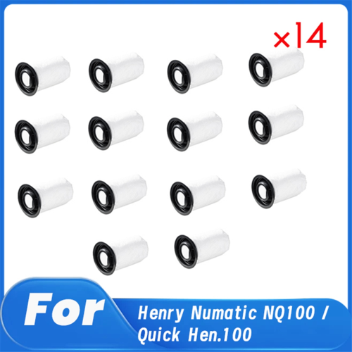 14 τεμάχια σακούλες σκόνης για Henry//Quick NQ100 Hen100 Ξηρά και υγρά 1