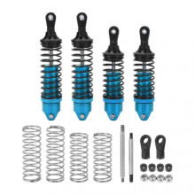 4Pcs RC Shocks Model Damper Shock Absorber for LOSi Lasernut U4 Tenacity 1/10 Off Road VehicleBlue