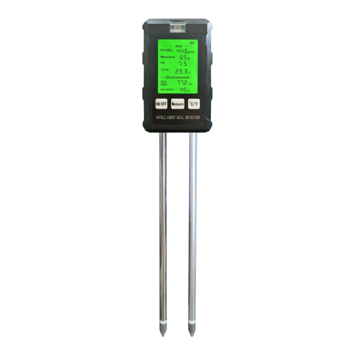6-in-1 Soil Tester: pH, Temperature, Humidity, Sunlight & Air Moisture Detector with Backlit Digital Display