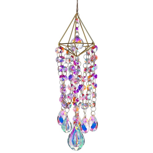 Crystal Suncatchers Hanging Wind Chime Style Garden