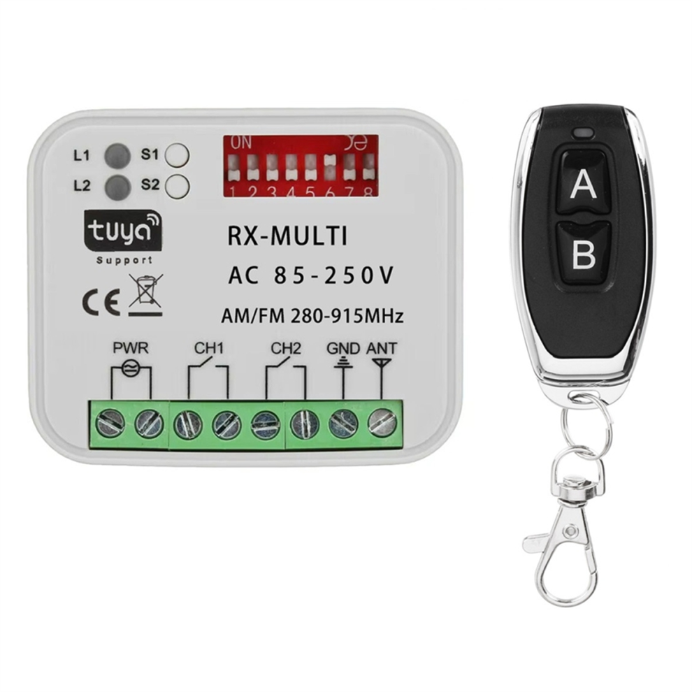 Récepteur de contrôle de fréquence de commutateur de porte de garage WiFi Tuya