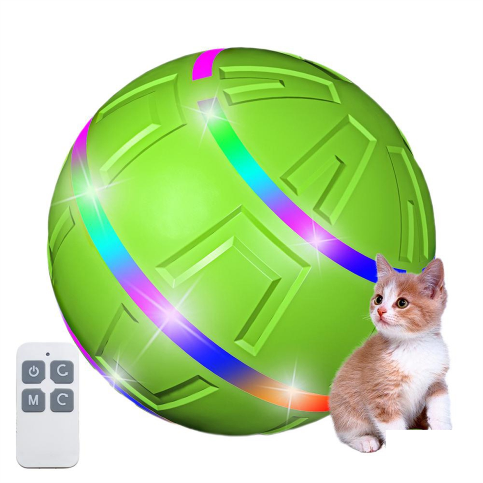 Balle interactive pour chien, jouet engageant avec lumières LED B