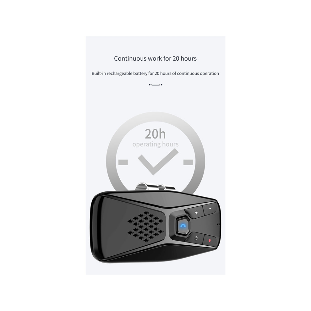 Bluetooth Car Kit Handsfree Speakerphone Wireless With Microphone 4853123291413