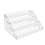 4Tier Clear Acrylic CD Holder Cascading CD Storage Rack,Display Rack 1