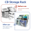 4Tier Clear Acrylic CD Holder Cascading CD Storage Rack,Display Rack 6