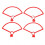 Propeller Protector Blades Protection Ring Guard Fit for Mavic Mini 2 Drone AccessoriesRed 4
