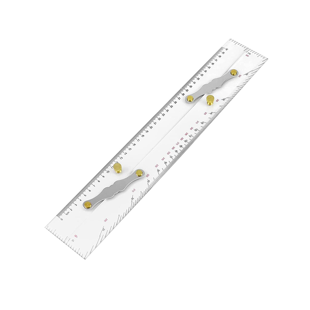 Marine Parallel Ruler Clear Scales, 450Mm, Nautical Charts Parallel 4853123295367