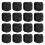 Furniture Risers Adjustable Bed Risers 1.38In Raising Blocks 16 Pcs 2