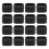 Furniture Risers Adjustable Bed Risers 1.38In Raising Blocks 16 Pcs 4