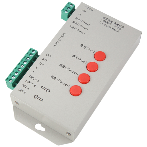 RGB-LED-Controller T1000S SD-Karte 2048Pixel Controller für WS2801 2