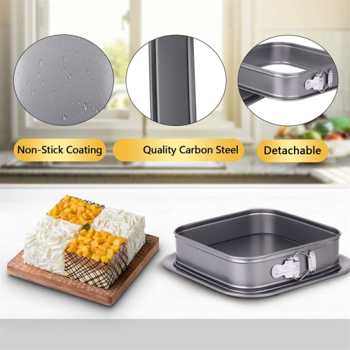 Springform Pan Square Cake Pan 9 Inch Cake Pan Cheesecake Pan 2