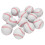 Pacote com 12 bolas de beisebol de 9 polegadas para adultos e jovens, para treinamento de jogo 7