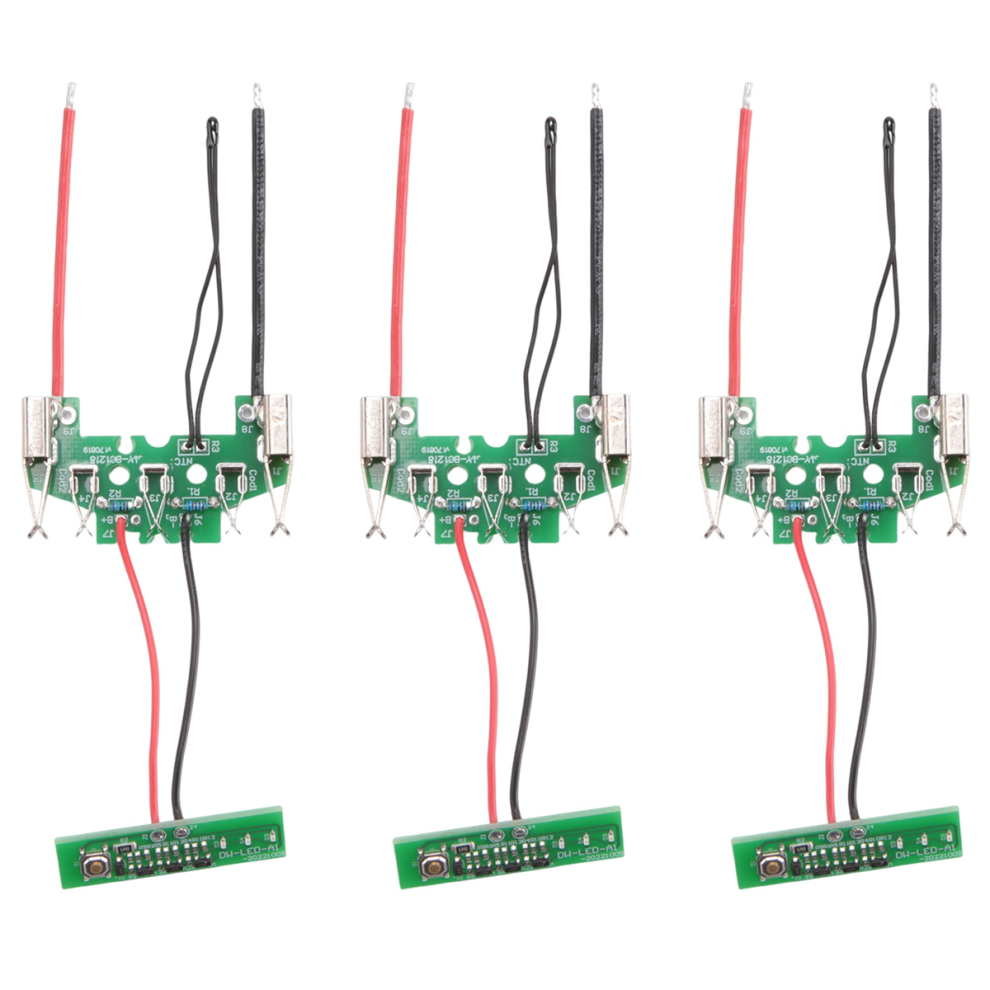 3Pcs Lithium-Ion Battery Pcb Charging Circuit Board For 18V 4853123212968