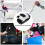 Luvas de couro para boxe, luvas de treinamento de alvo para karatê 6