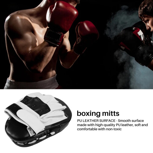 Luvas de couro para boxe, luvas de treinamento de alvo para karatê 1