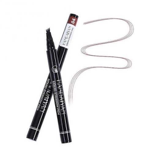 HANDAIYAN Microblading Waterproof Eyebrow Pencil 4 Head Fork Tip Eyebrow Tattoo Pen Liquid 2