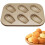 2 Pack Madeleine Mold Cake Pan, Non-Stick for Oven Baking (Gold) 5