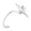 K45DH Dough Hook Replacement Compatible with for 4.5 QT Rocker 3
