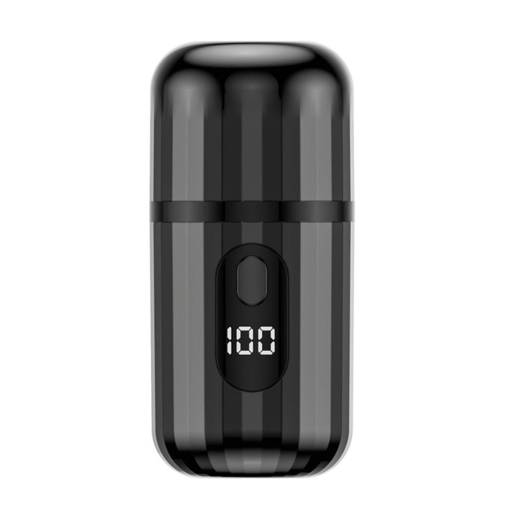 Sin Marca Black Mini Electric Shaver Portable Usb Rechargeable Shaver