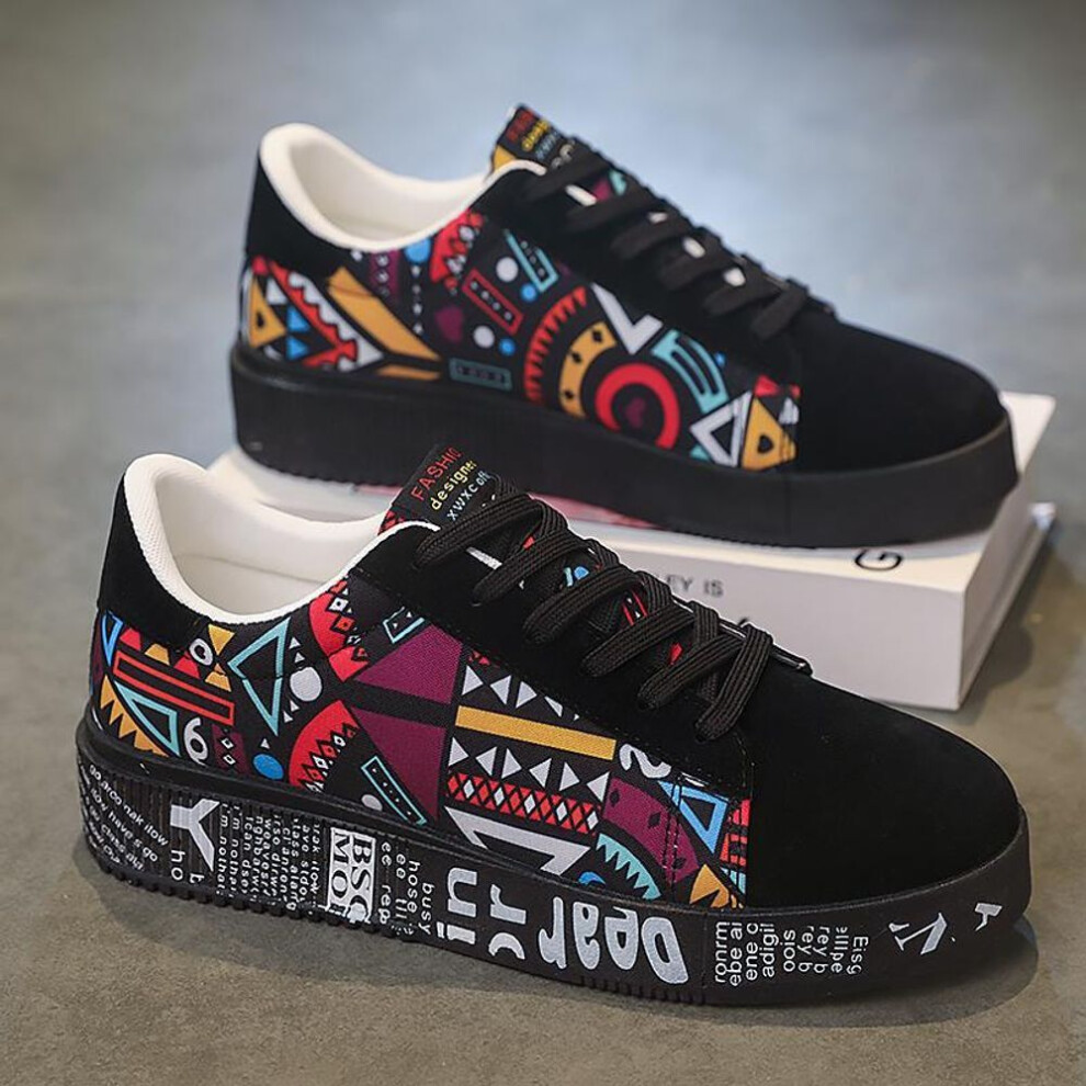 (black, 44) Mctin Men's Canvas Shoes, Women Breathable Sneakers, Casual Sports Shoes, Trendy And Versatile Shoes