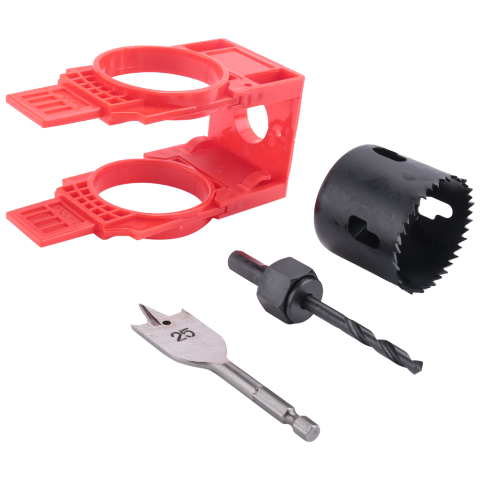 Door Lock Installation Kit,for Deadbolts Locksets with Guide Template-image-OPC-PHDZC7F-NEW