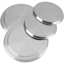 Lot de 4 couvercles de protection en acier inoxydable pour cuisinières électriques