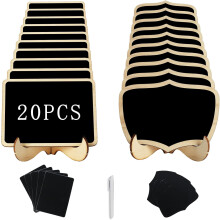 Étiquettes tableau noir ondulées, autocollants rectangulaires effaçables et réutilisables avec 1 stylo à craie liquide, 150 pièces, pour pots