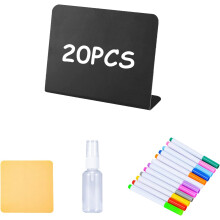 Petites étiquettes ovales pour tableau noir, autocollants imperméables pour pots de sucre, fêtes, salles de bricolage, mariages et cuisines