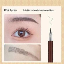 (A03) Water Liquid Eyebrow Pencil Waterproof Long Lasting No Blooming Eyeliner Lying Silkworm Ultra Fine Eyebrow Tattoo Pencil Makeup