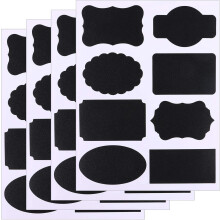 Lot de 10 étiquettes pour bacs de rangement, paniers de cuisine, tableau noir, pour bacs de rangement, garde-manger