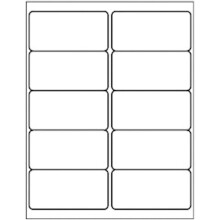 Étiquettes d'adresse d'expédition 2'' x 4'' pour imprimantes laser et jet d'encre (100 feuilles, 1 000 étiquettes)