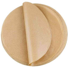 100 Stück 30 cm runde Pergamentpapier-Einlagen für die Luftfritteuse, öldicht, auslaufsicher, Antihaftbeschichtung, Dampfgarer-Papier