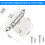 10er-Pack Schrankscharniere ohne Bohren 2
