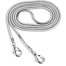 Kleiner quadratischer Handtaschengurt aus Kupfer (Silber, 119 cm)
