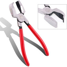 Robuste 20 cm lange Glasschneidezange mit fallender Backe aus Stahl, ideal zum Schneiden und Brechen von Glas, Fliesen und zum Greifen.