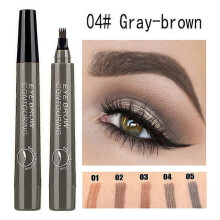 (A04) 4 Point Eyebrow Pencil Maquillajes Para Mujer Waterproof Liquid Eyebrow Pen Makeup Long Lasting Cosmetic Microblade Brow Pencil