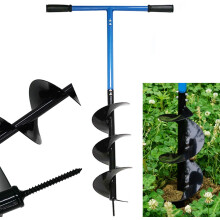 Manual Garden Earth Auger 150mm Fence Post Hole Digger Soil Hand Drill