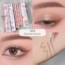 (C05) 1PC Water Liquid Eyebrow Pencil Waterproof Long Lasting No Blooming Eyeliner Lying Silkworm
