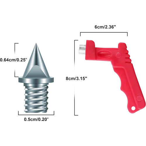 Trackspikes mit Spikeschlüssel für Schuhe 1