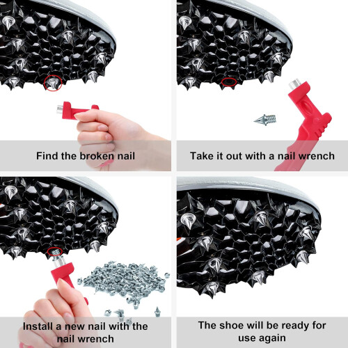 Trackspikes mit Spikeschlüssel für Schuhe 2