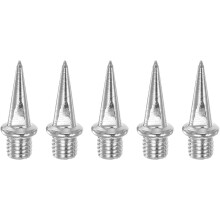 5er-Pack 13,5 mm Stahl-Ersatzspikes für Mittel- und Langstreckenlaufschuhe, Silber