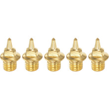 5er-Pack 6,8 mm Stahl-Ersatzspikes für Sprint Short-Laufschuhe, Gold